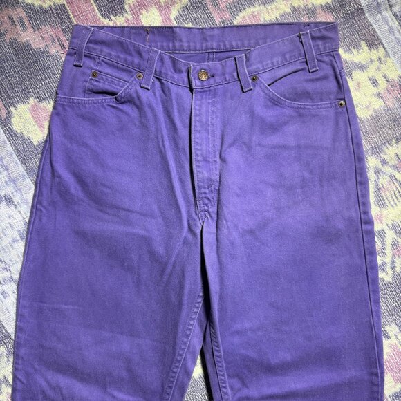 Levi's Vintage ORANGE TAB 560 Purple Denim Jeans Men's Size 33 x 30 - Picture 3 of 14